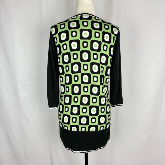 Berek green and white sequin cardigan - Picture 5 of 8